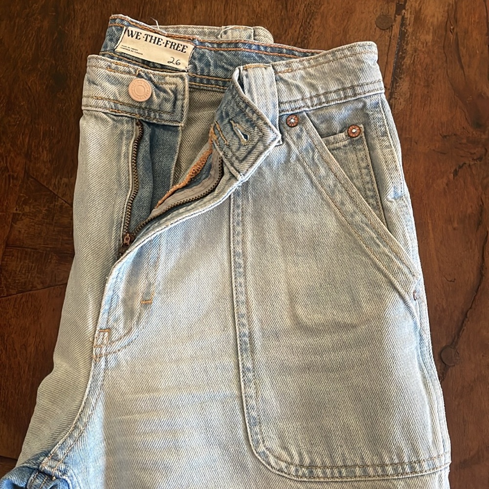 Free People wide leg jeans